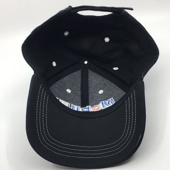 Mobil 1 Motor Oil Black Baseball Cap Hat with Velcro adjustable backstrap - Picture 9 of 15